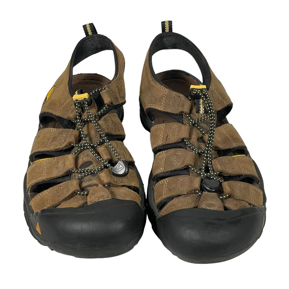 Keen Brown Men’s Sz 11 Waterproof Closed Toe Hiking Sandals - Picture 2 of 12